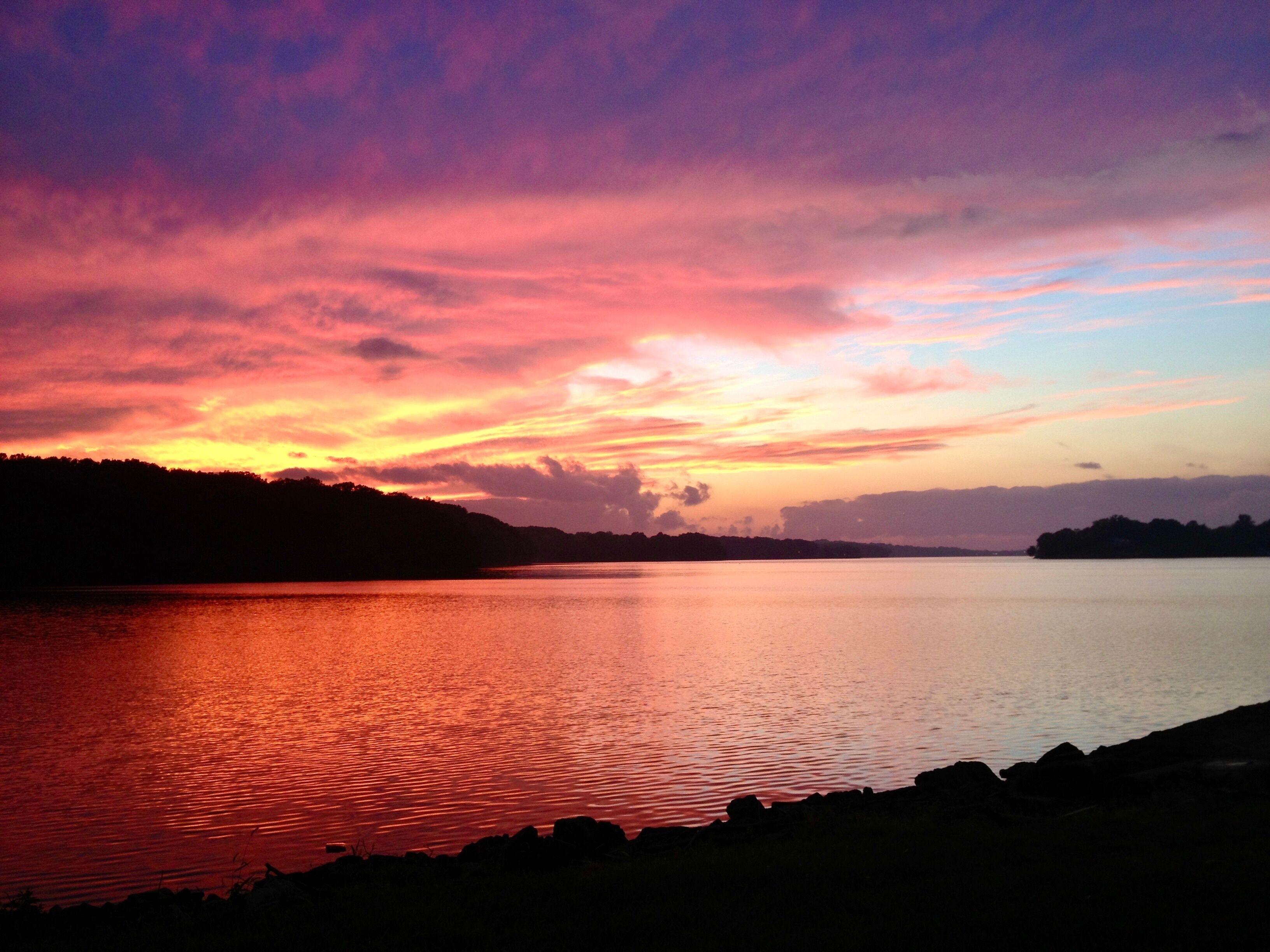 Sunset over Lake Decatur