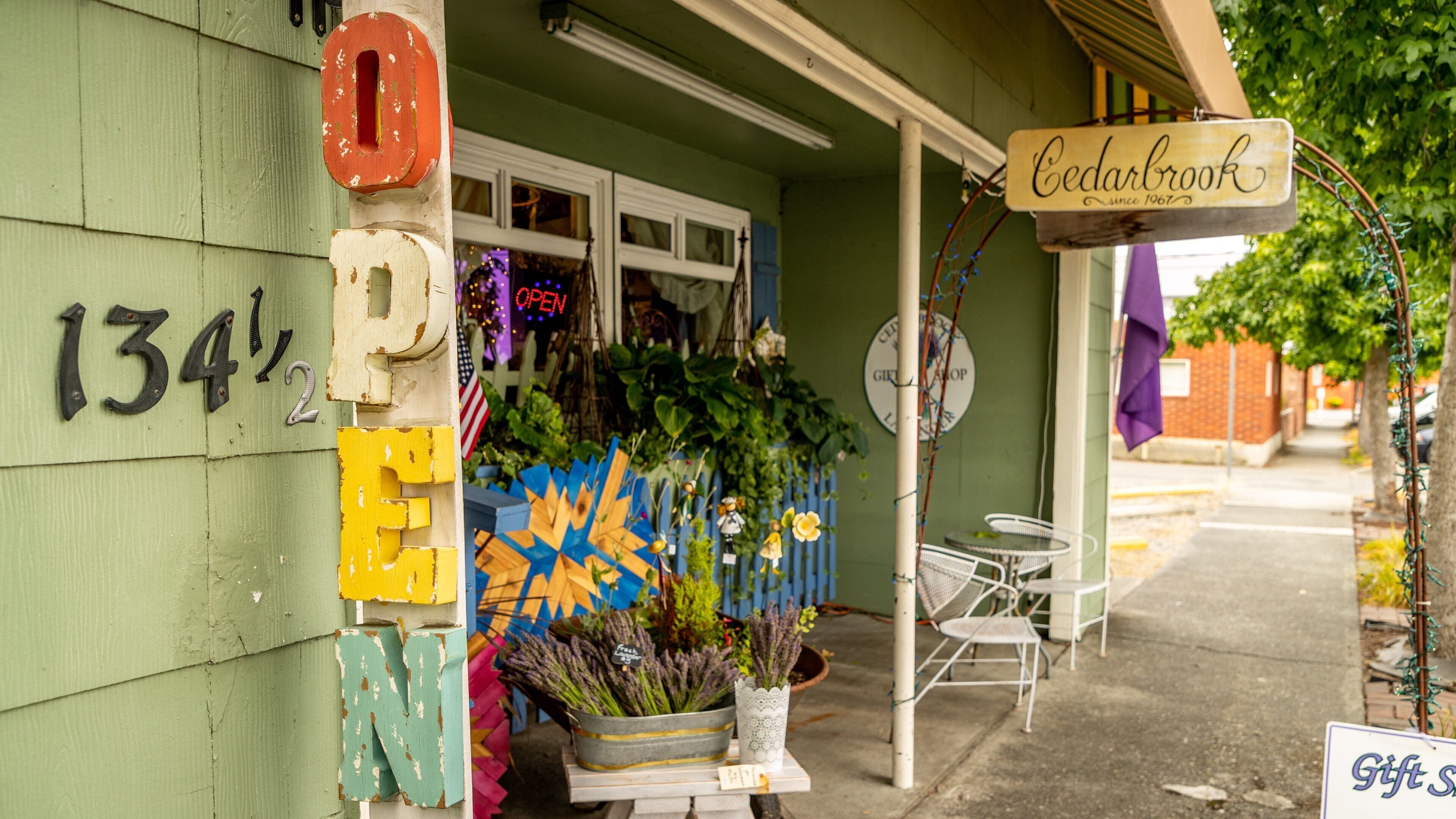 Sequim which includes signage