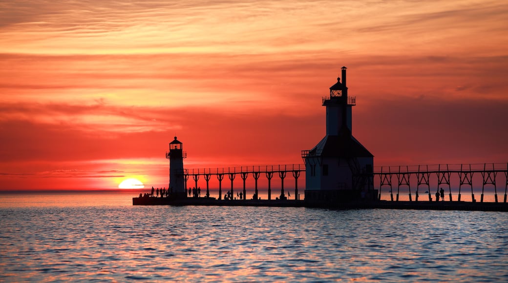 St Joseph Lighthouse at sunset