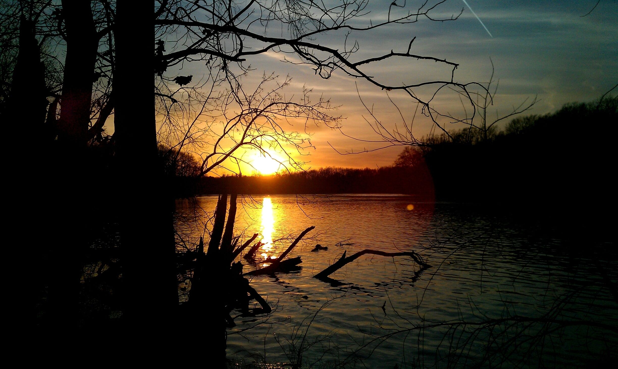 Sunset on the Wisconsin River