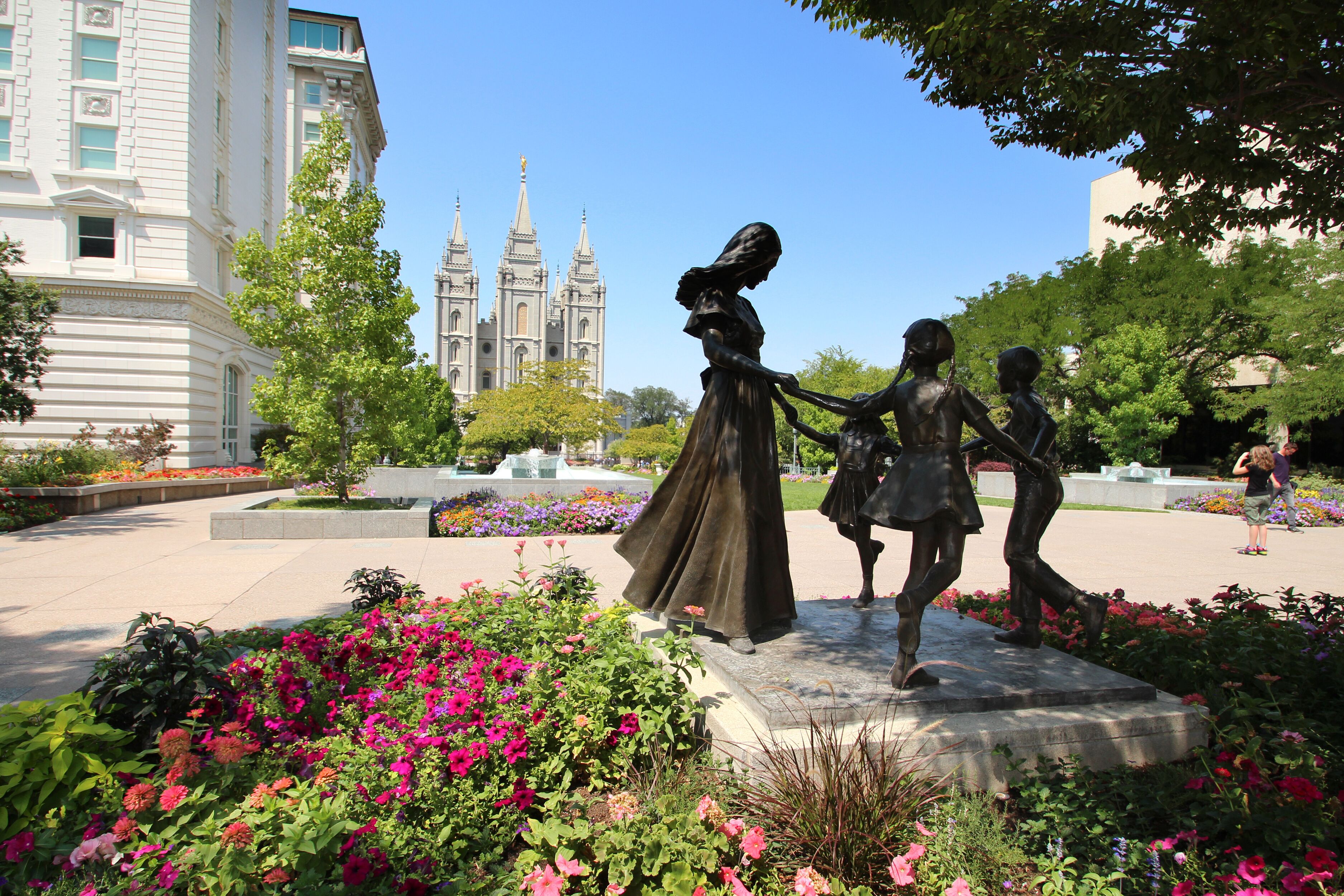 Mormon temple in Salt Lake City (Utah) 