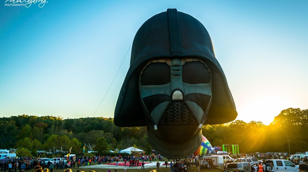 The famous Dark Vader balloon