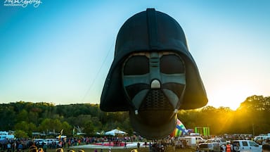 The famous Dark Vader balloon