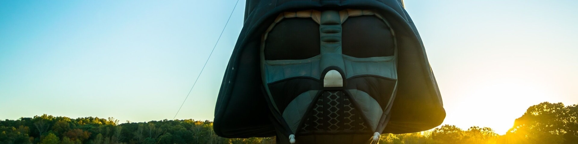 The famous Dark Vader balloon