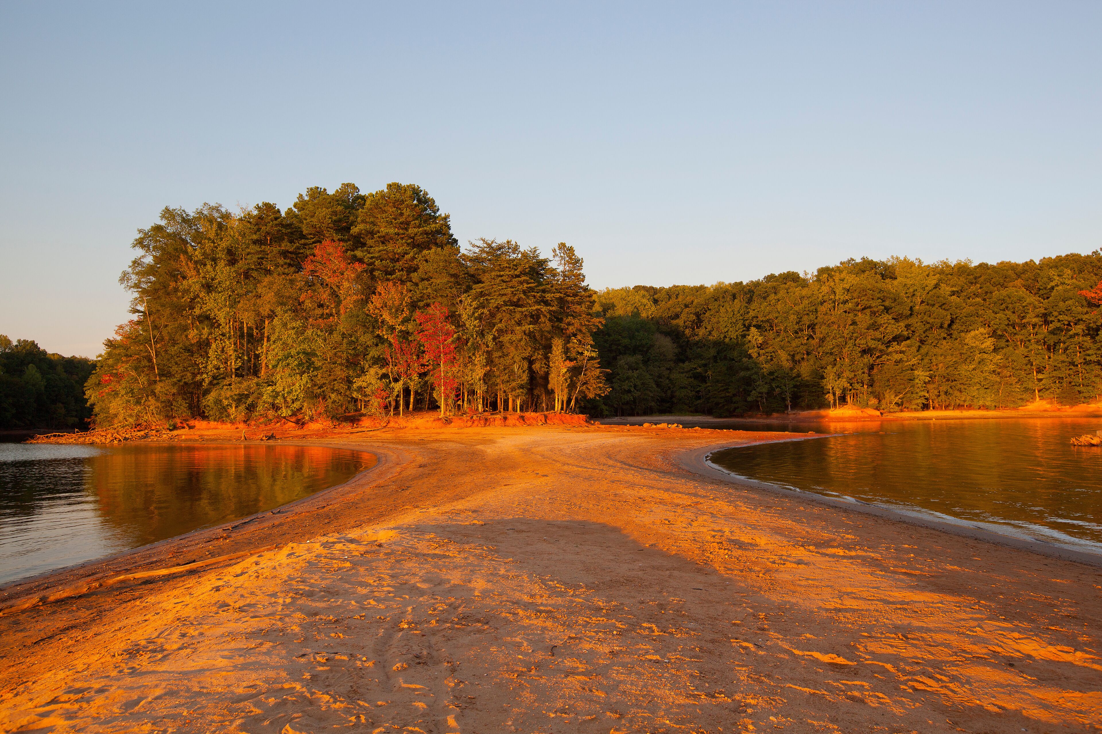 Sunset on Lake Norman in North Carolina