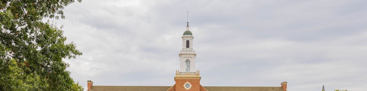 Overcast view of the Edmon Low Library of Oklahoma State University