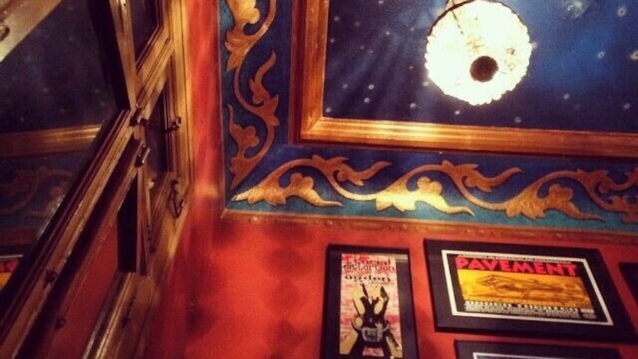 I'm at a venue for a concert... I end up being really interested in the building... This is who I am now, haha #denver #ogden #theater #interior #ceiling