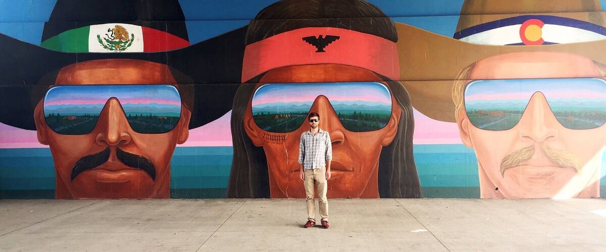 Check out these murals at Confluence park then walk down to the river to see people swimming, kayaking or making out 😜 #keepdenverbeard
