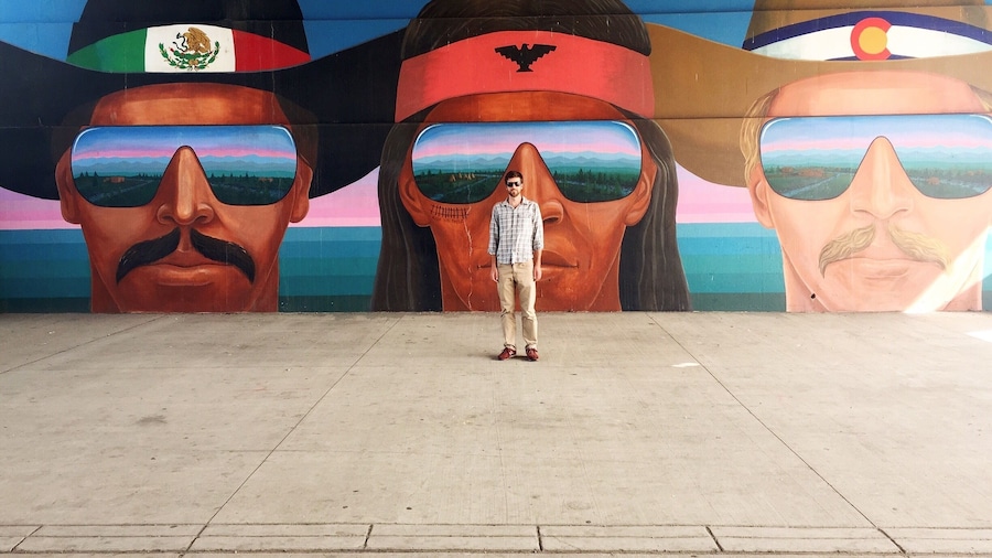 Check out these murals at Confluence park then walk down to the river to see people swimming, kayaking or making out 😜 #keepdenverbeard