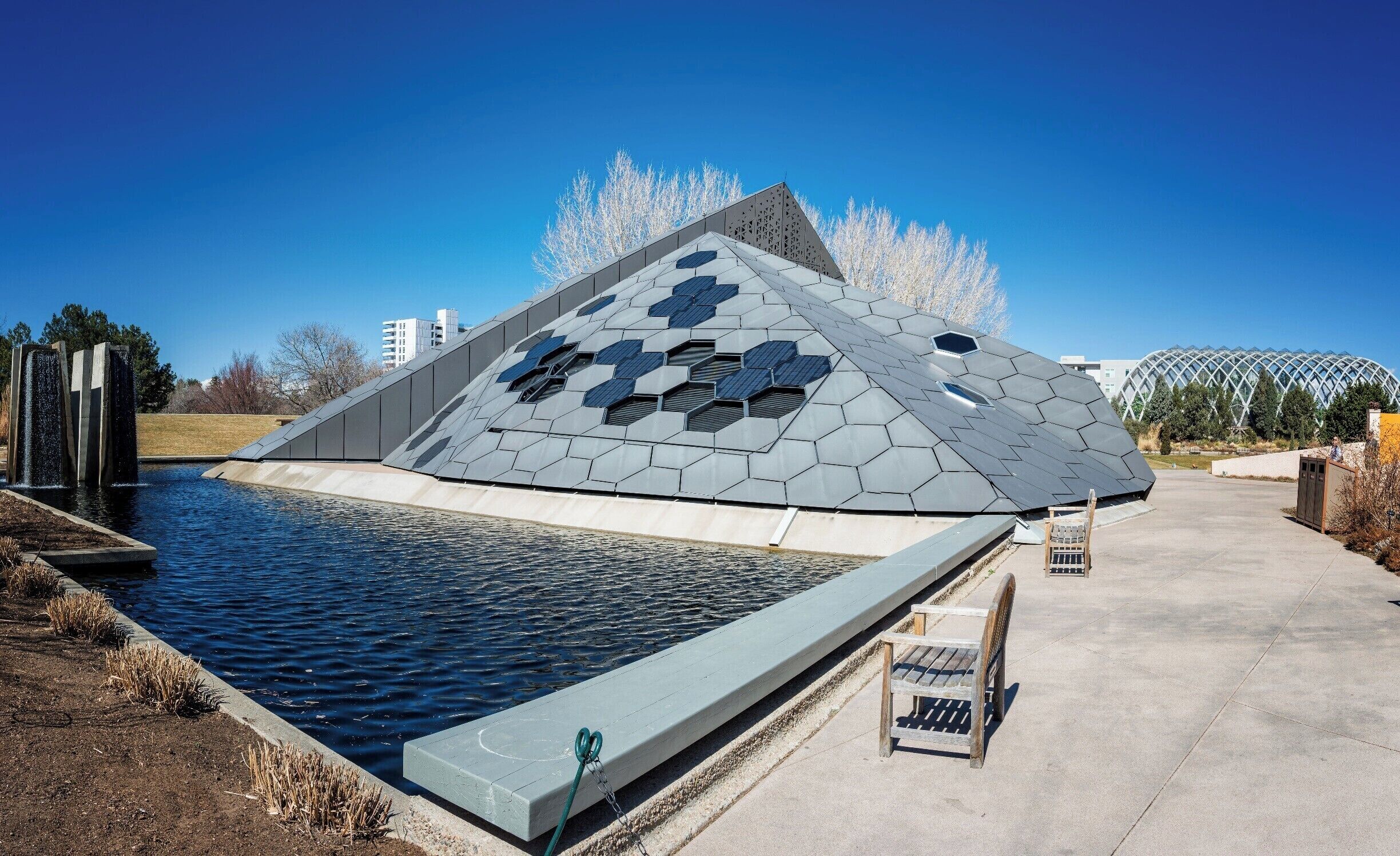 The Denver Botanic Gardens' 24 acres feature 15,000 species of plants from across the globe, including more than 700 types of plants that are native to Colorado. 
Comprising 41 individual gardens, this facility in downtown Denver's Cheesman Park treats visitors to a variety of different environments, from a traditional Japanese Garden to the South African Plaza blooming with exotic plants like calla lilies and red hot pokers. 
I was there on winter and the variety of plants is limited, so is preferable to visit it during the summer. Parking lot is in the front of the main entrance and is free.
#Denver #USA #Plants