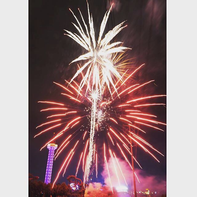 #fireworks #denver #colorado happy #4thofjuly Great spot for firework watching next to the Platte River just off the bike path
