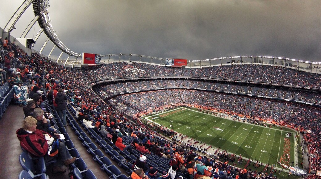 The tickets are expensive considering the Broncos are very good and popular. Still a decent view.