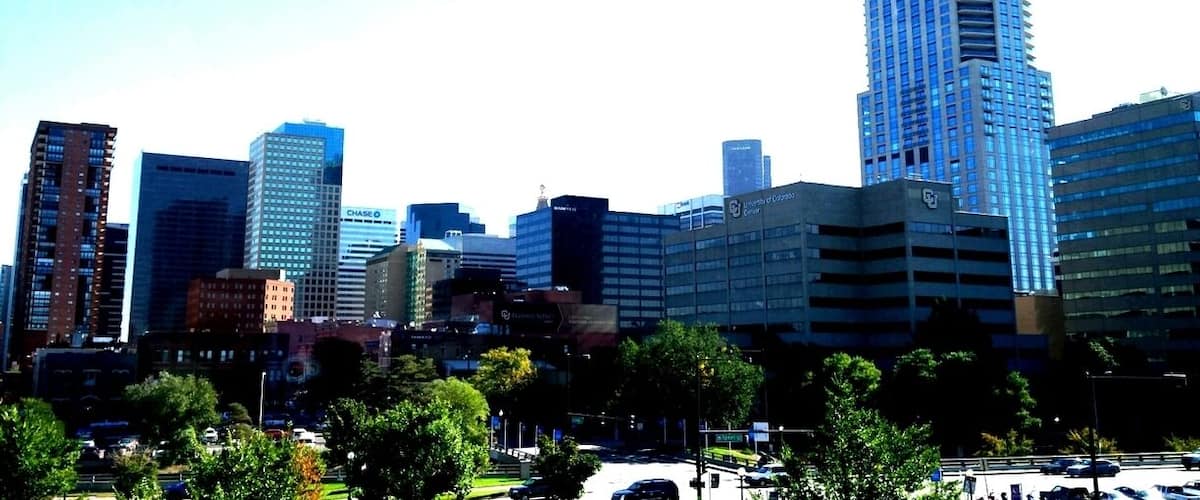 A great view of downtown Denver this morning