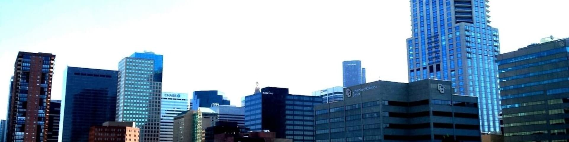 A great view of downtown Denver this morning