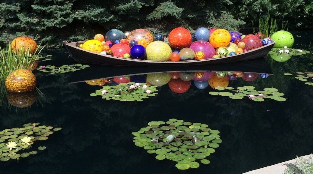 Chihuly in the garden