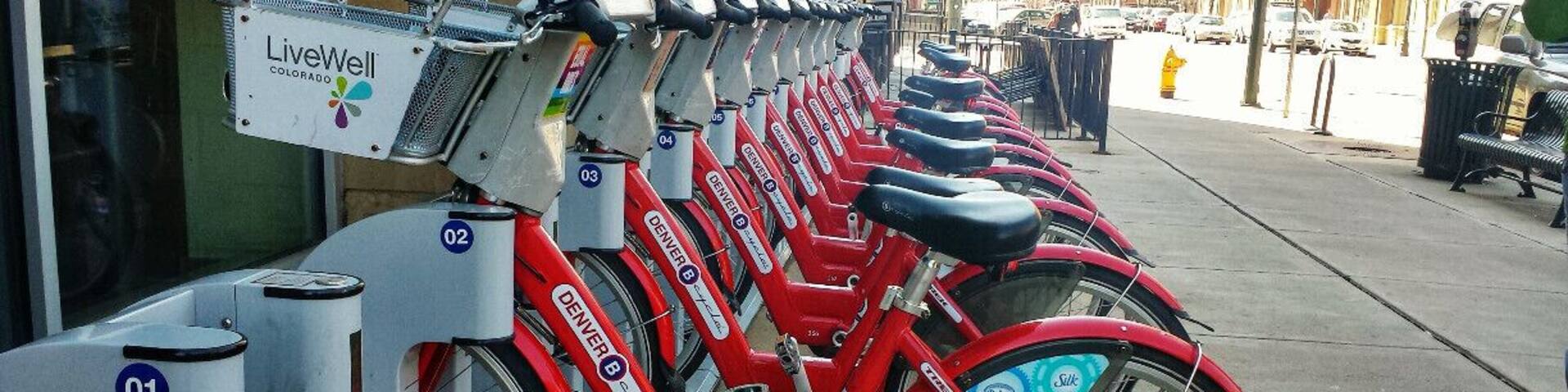 Need a fast way to explore Denver? Check out this bike rental company with locations all over Denver to pick-up and drop-off.