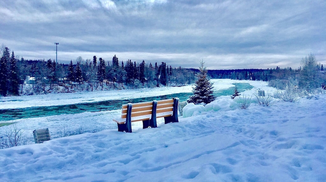 Kenai River in winter.