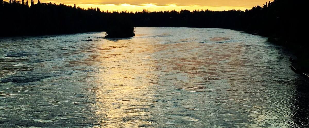 Kenai River at midnight.
#AquaTrove