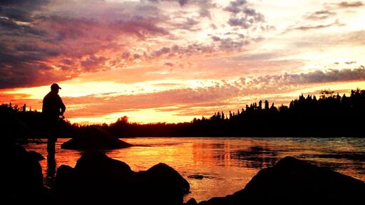 Fishing at Kenai River in the midnight Sun. Salmon Capital of the world.
#AquaTrove