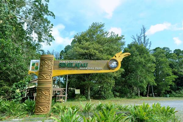 Taman Negara National Park showing signage