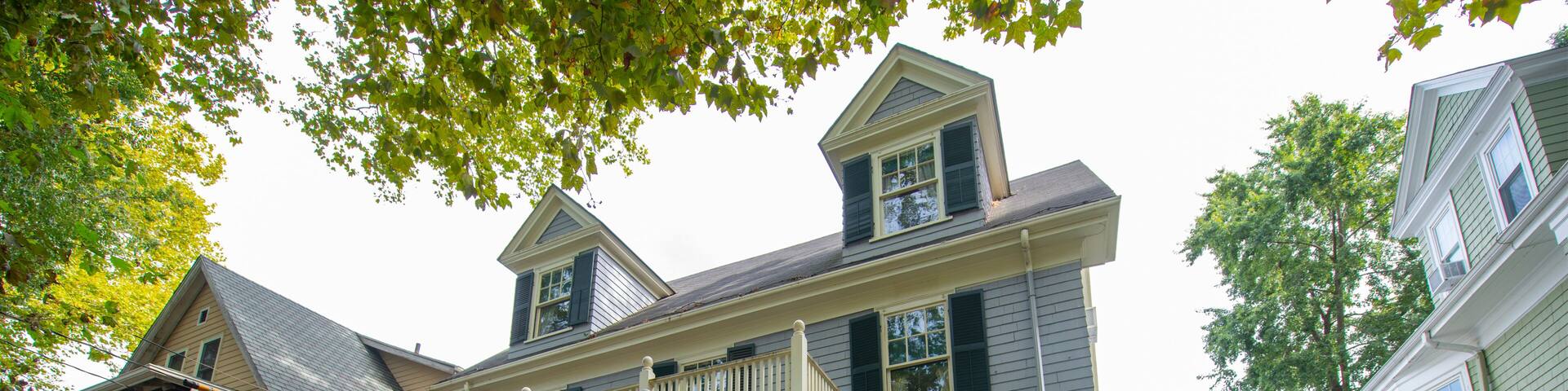 John Fitzgerald Kennedy National Historic Site NHS at 83 Beals Street in the Coolidge Corner of Brookline near Boston, Massachusetts, MA, USA.