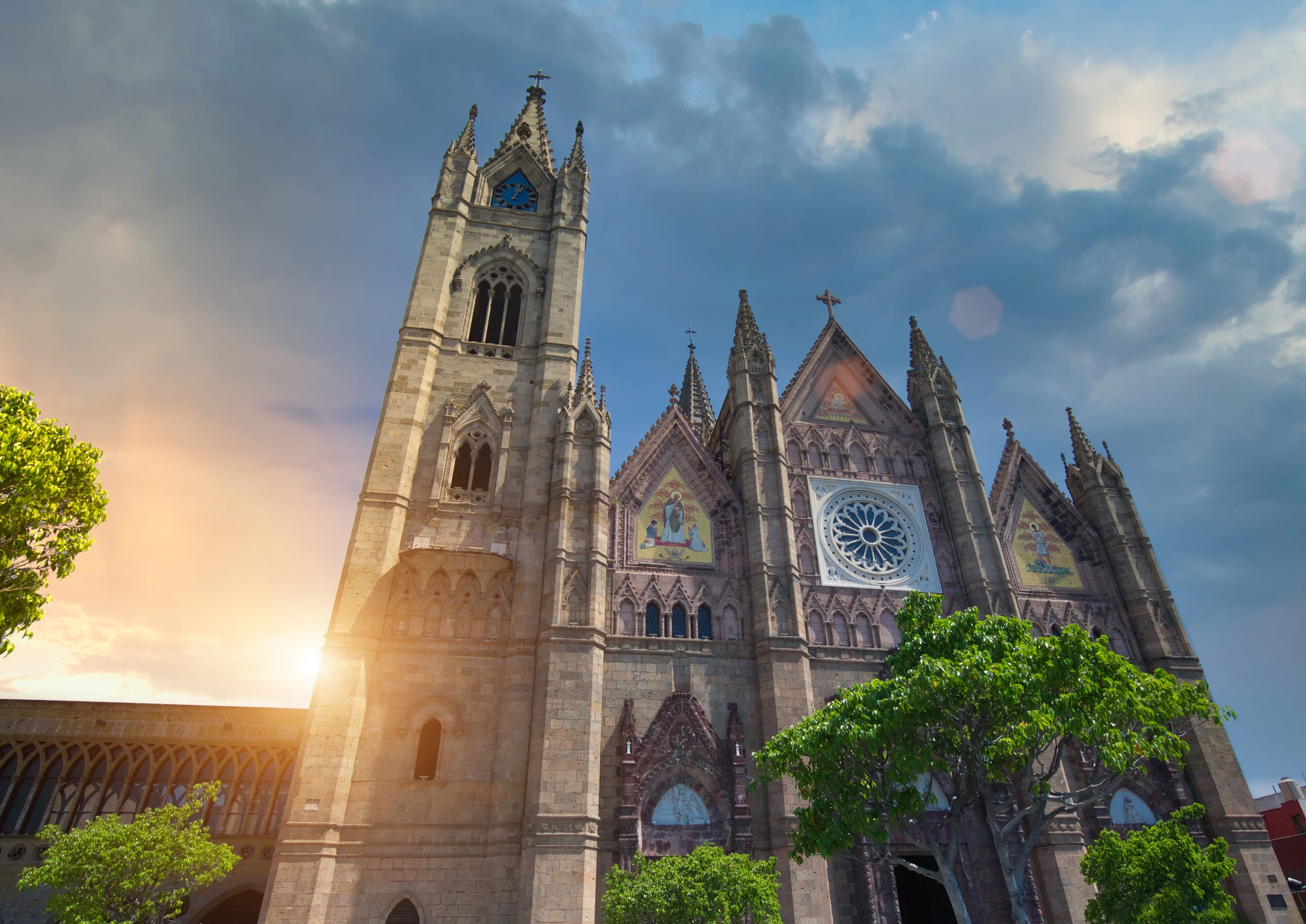 Famous Blessed Sacrament Temple in Guadalajara