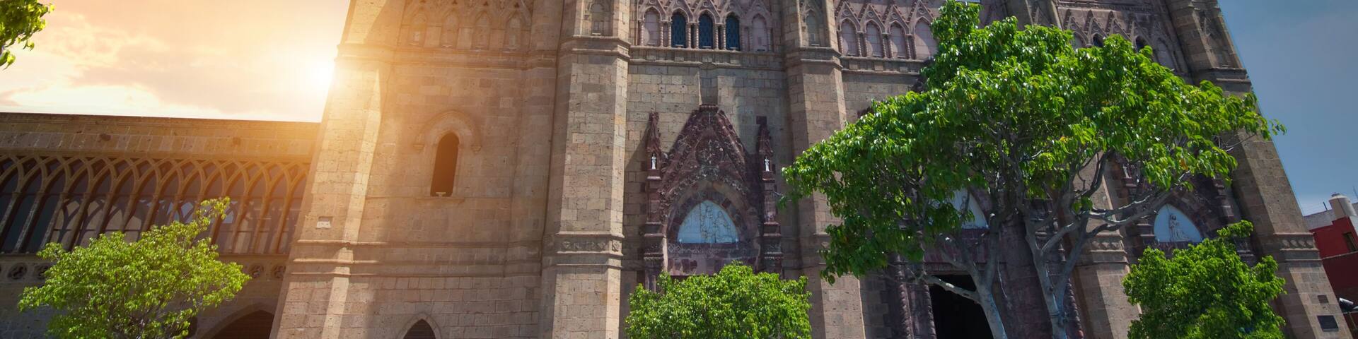 Famous Blessed Sacrament Temple in Guadalajara (Templo Expiatorio del Santisimo Sacramento)