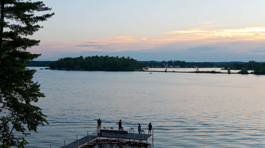 Sunset fishing on east gull lake