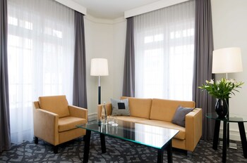 In-room safe, desk, iron/ironing board, free cribs/infant beds