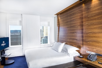 Hypo-allergenic bedding, down duvet, minibar, in-room safe