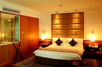Egyptian cotton sheets, premium bedding, memory foam beds, minibar