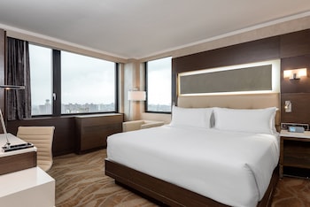 In-room safe, desk, blackout curtains, iron/ironing board