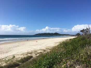 Beach nearby, white sand