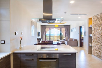Fridge, microwave, oven, electric kettle
