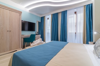 Biancheria da letto di alta qualità, minibar, una cassaforte in camera