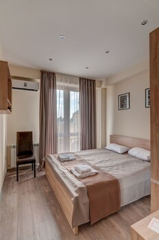 Minibar, in-room safe, desk, blackout curtains