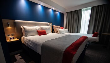 Blackout curtains, soundproofing, iron/ironing board