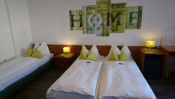 Minibar, desk, blackout drapes, free WiFi