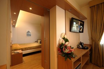 Biancheria da letto di alta qualità, minibar, una cassaforte in camera