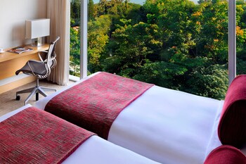 Premium bedding, in-room safe, blackout curtains, iron/ironing board