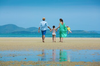 Beach nearby, white sand