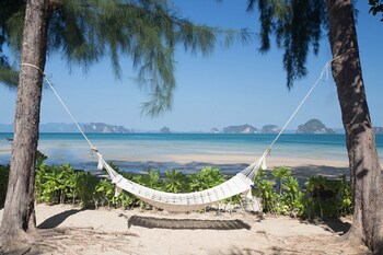Playa privada y kayak