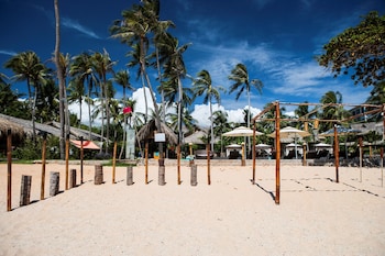 Private beach